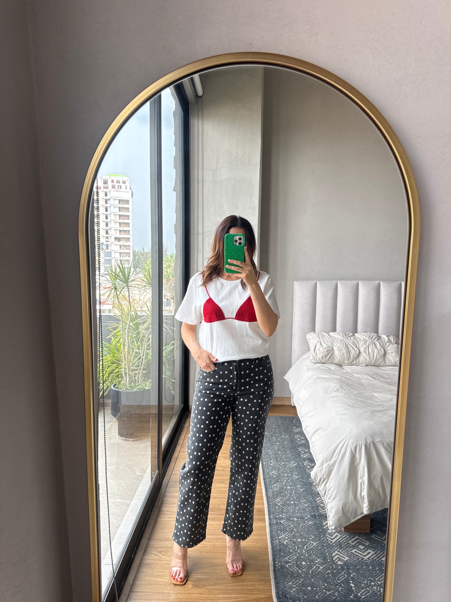 Jeans polka dot