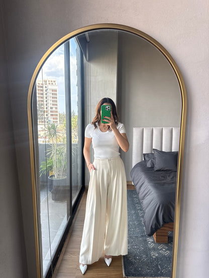 Blusa tejida blanca