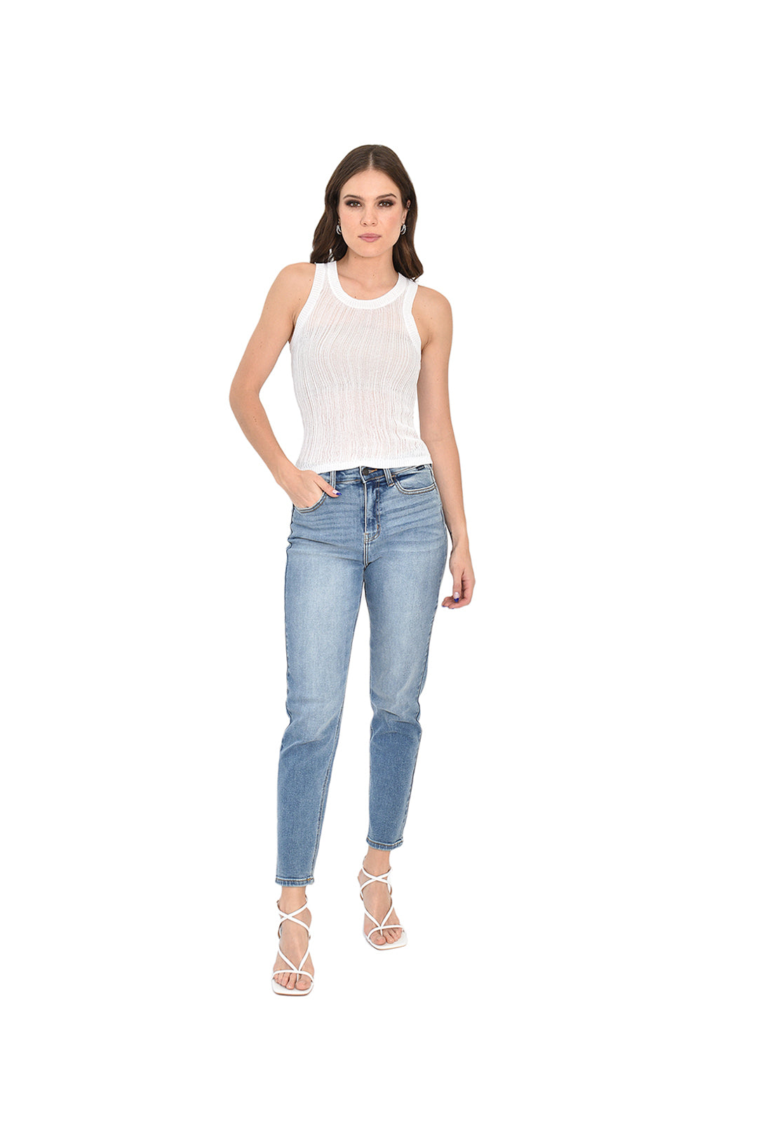 Jeans high rise mom
