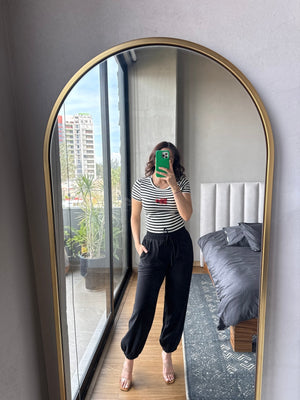 Pantalón jogger negro