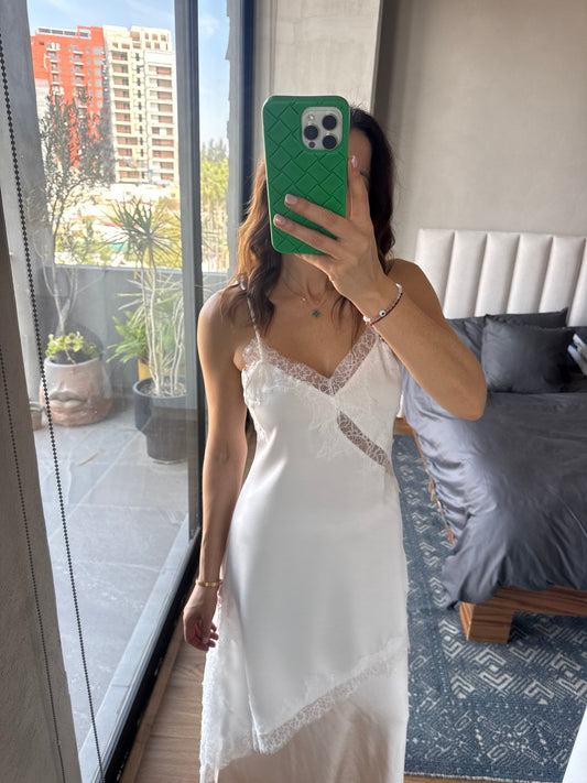 Blusa tirantes lace blanca