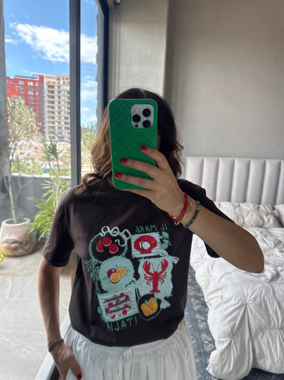 Tshirt cafe print
