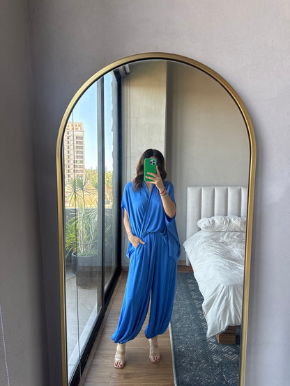 Set blusa y pantalón ballon azul