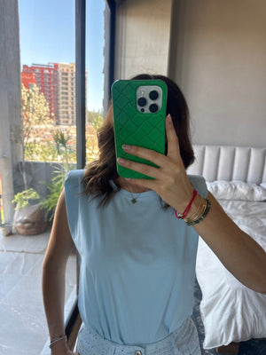 Muscle tshirt baby blue