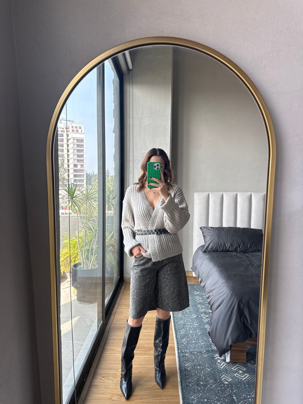 Long short animal print