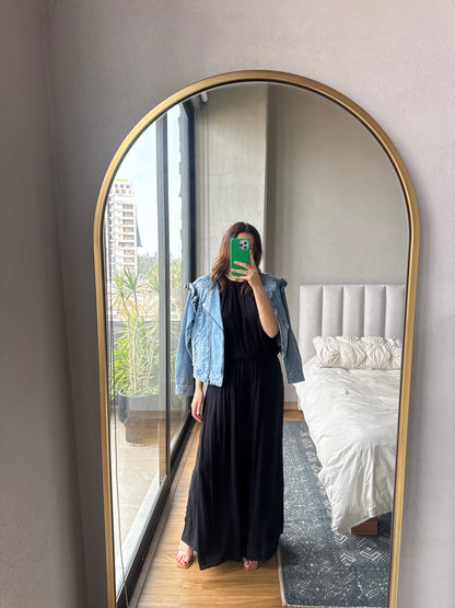 Set blusa y falda pantalón negro