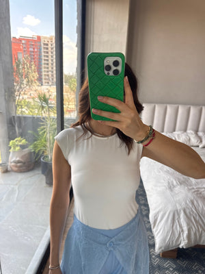 Body lycra blanco