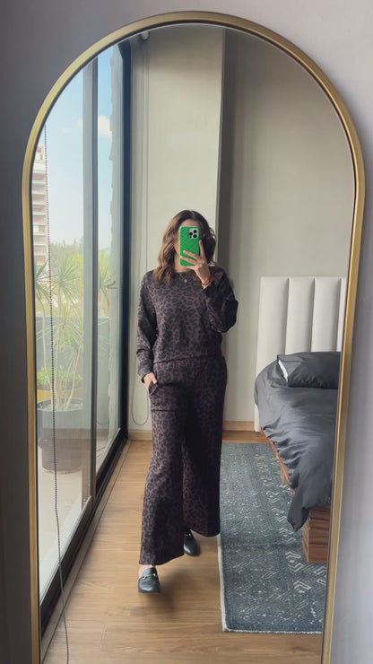 Set pants animal print