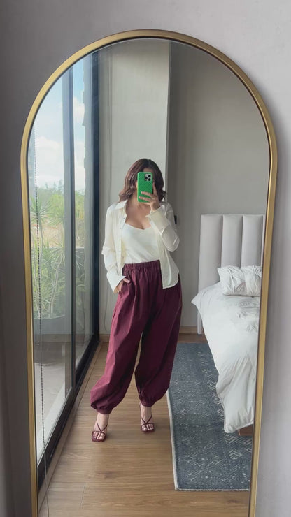 Balloon harem pants tinto