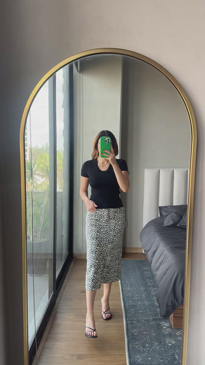 Blusa tejida negra