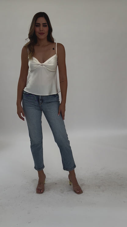 Jeans high rise straight