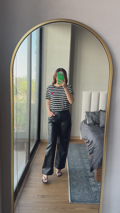 Tshirt rayas blanca con corazon