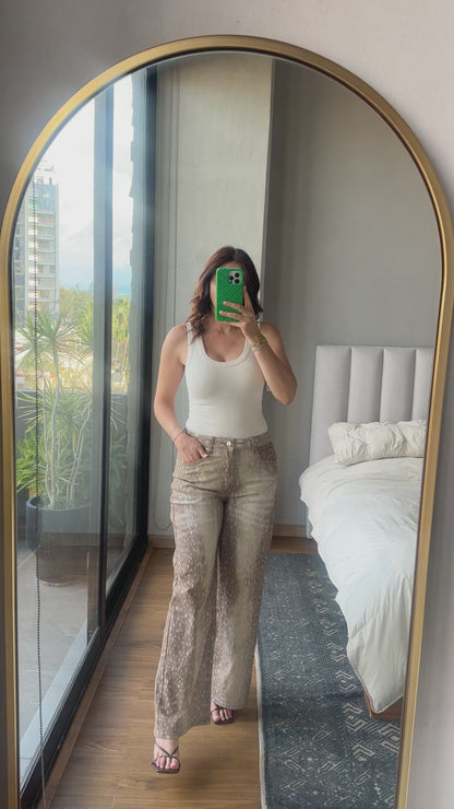 Blusa tank ivory