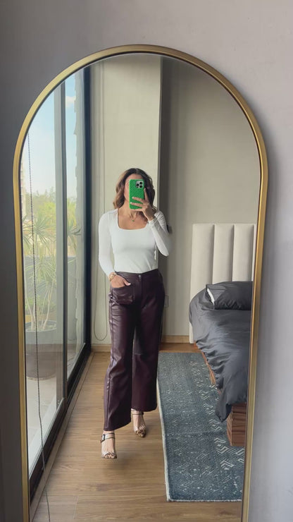 Body cuello cuadrado blanco